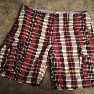 Multi color design cargo shorts men's 38